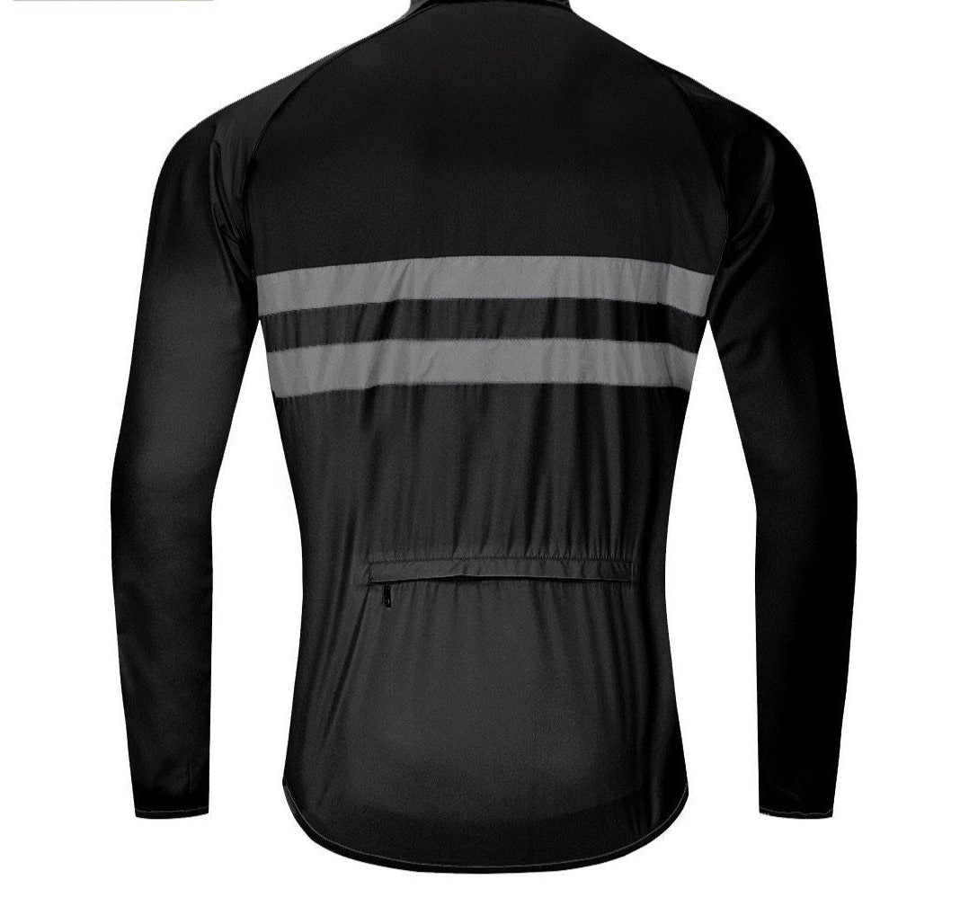 Blusa Corta Vento Manga Comprida Para Ciclismo