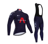 Conjunto de Ciclismo Grenadier Manga Comprida Inverno Preto