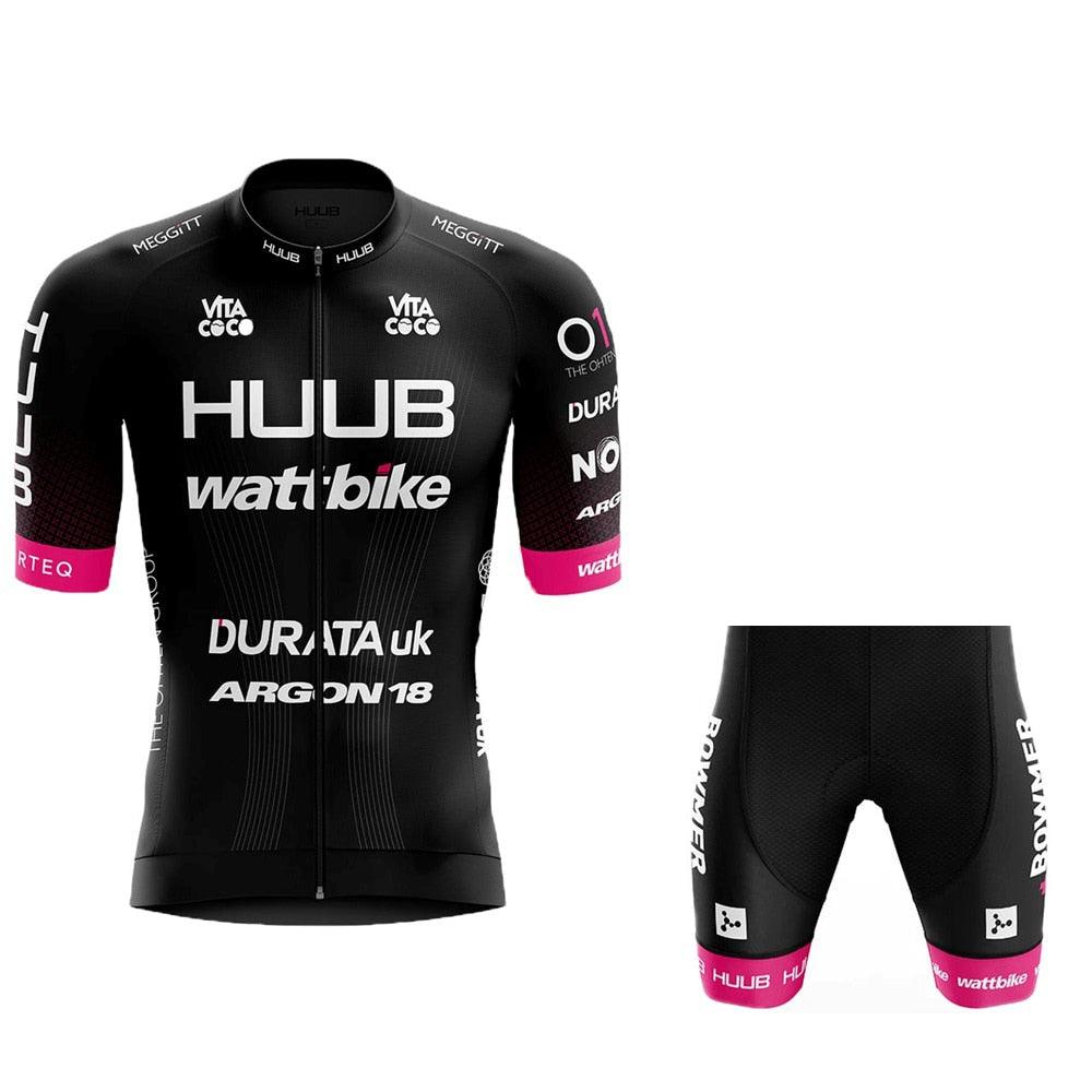 Conjunto de Ciclismo Masculino Team Sport Preto c Bermuda