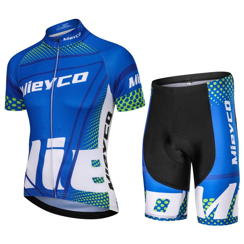 Conjunto de Ciclismo Masculino Mieyco Azul