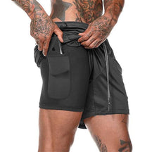 Bermuda de Corrida Running com Bolso Interno Preto