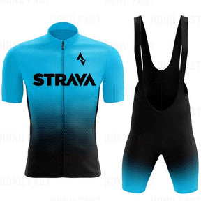 Conjunto de Ciclismo Strava Gradient Azul