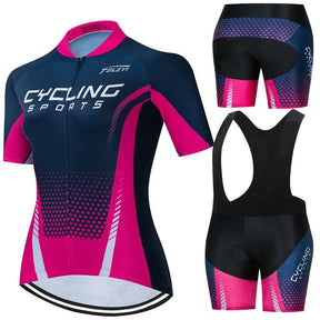 Conjunto Roupa de Ciclismo Feminino Pro Cycling