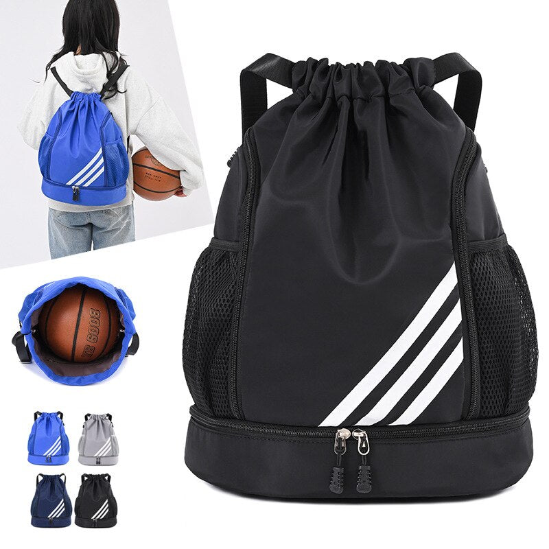 Mochila Esportiva para Bola Basquete Corrida Impermeável