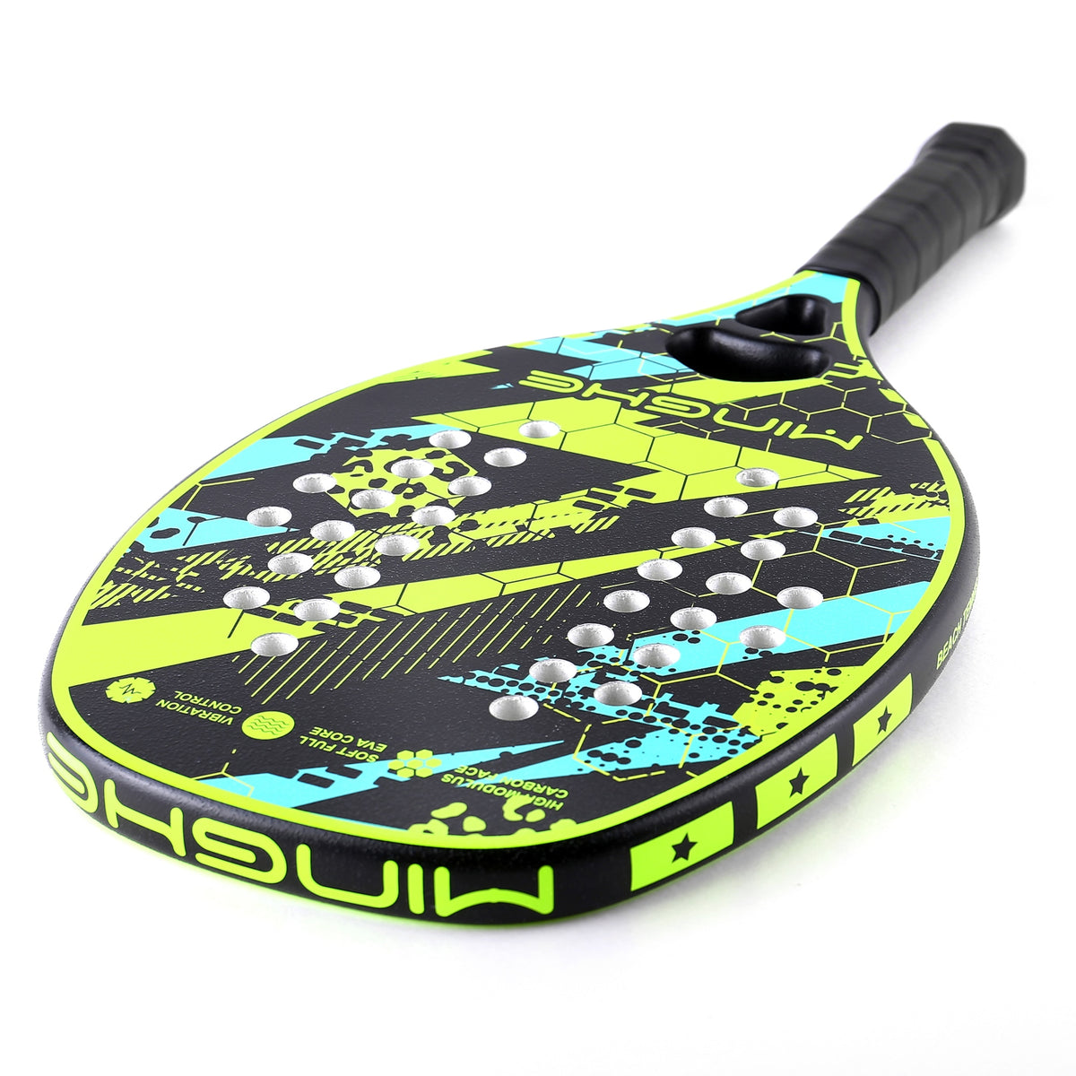 Raquete para Beach Tennis Full Carbon Green